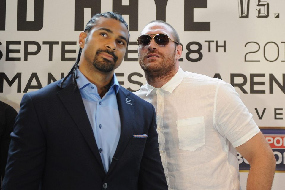 Anthony Joshua is the only heavyweight who has a chance of beating Tyson Fury - David Haye says