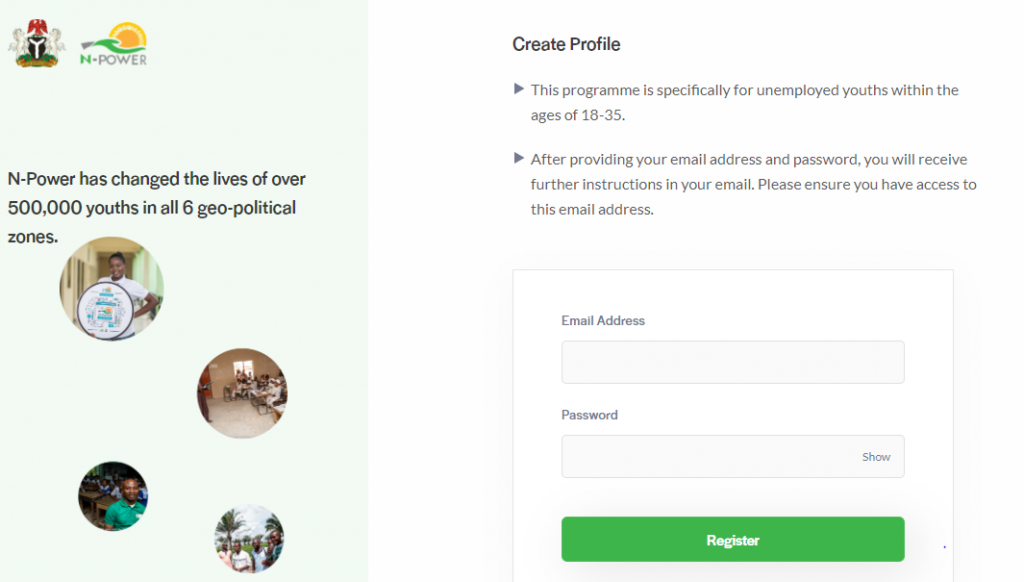 2020 N-Power Application for 300,000 Unemployed Youths is Open: How to Apply